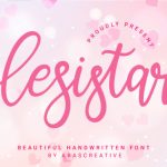 Lesistar Font Poster 1