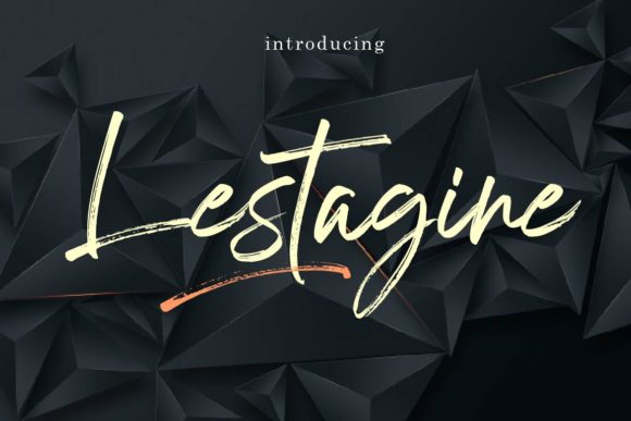 Lestagine Font Poster 1