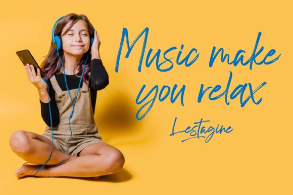 Lestagine Font Poster 10