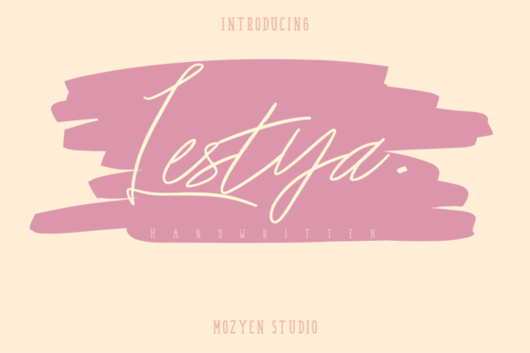 Lestya Font Poster 1