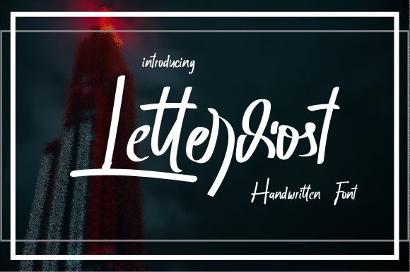 Letterdiost Font Poster 1