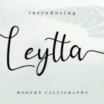 Leytta Font Poster 1