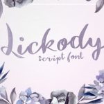 Lickody Font Poster 1