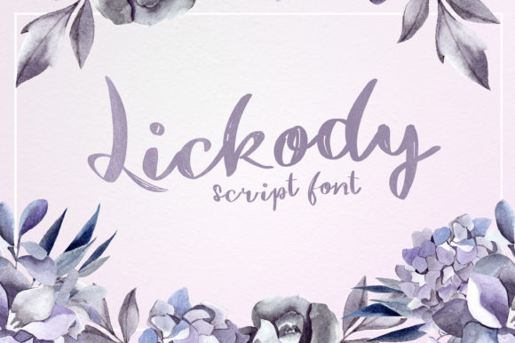 Lickody Font Poster 1