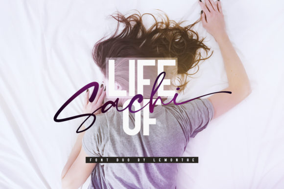 Life of Sachi Font Poster 1