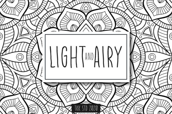 Light and Airy Font