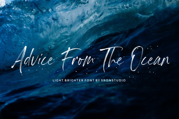 Light Brighter Font Poster 3