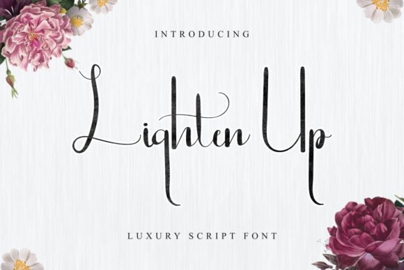 Lighten Up Font