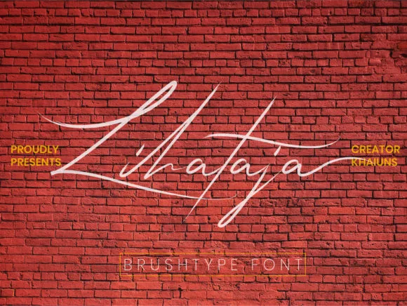 Lihataja Font Lihataja Font Poster 1