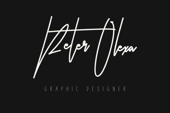 Like Father Like Son Font Poster 2