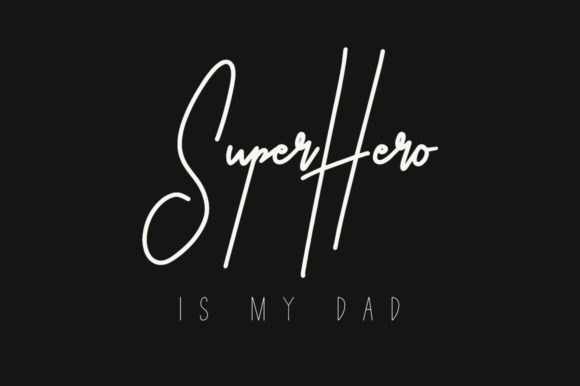 Like Father Like Son Font Poster 4