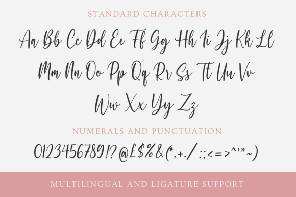 Lilium Star Font Poster 2
