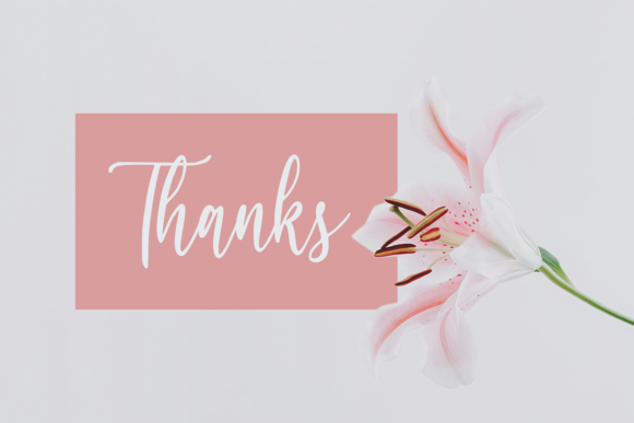 Lilium Star Font Poster 12