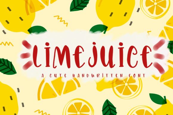 Lime Juice Font Poster 1