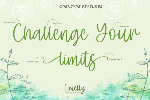 Limelly Font Poster 6