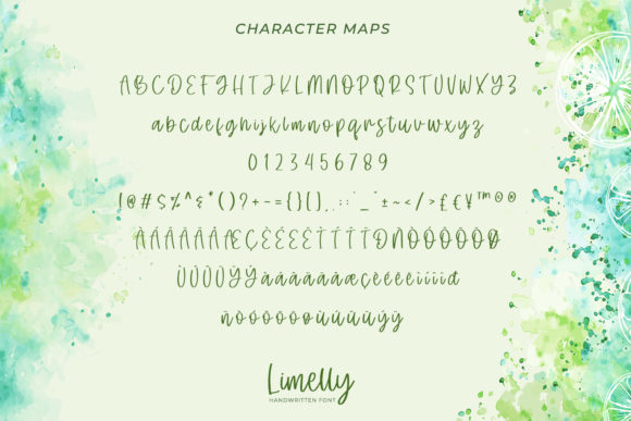 Limelly Font Poster 7