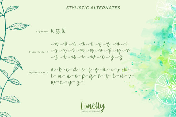 Limelly Font Poster 8