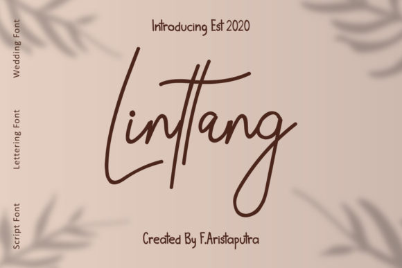 Linttang Font Poster 1