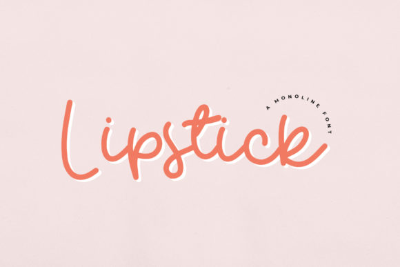 Lipstick Font