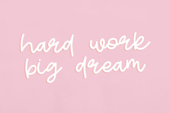 Lipstick Font Poster 4