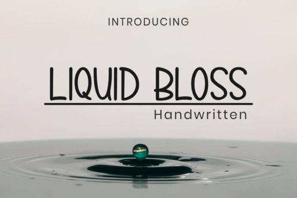 Liquid Bloss Font