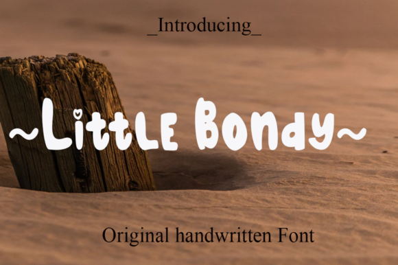 Little Bondy Font Poster 1