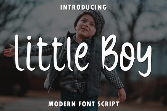 Little Boy Font Poster 1