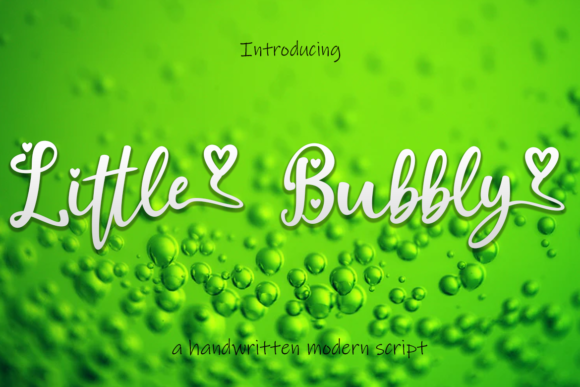 Little Bubbly Font Poster 1