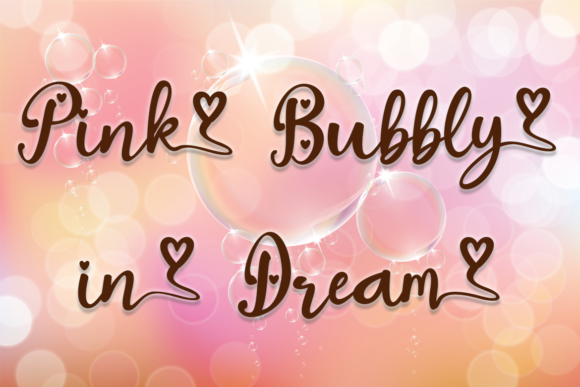Little Bubbly Font Poster 2