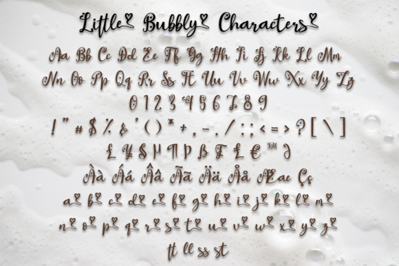 Little Bubbly Font Poster 6