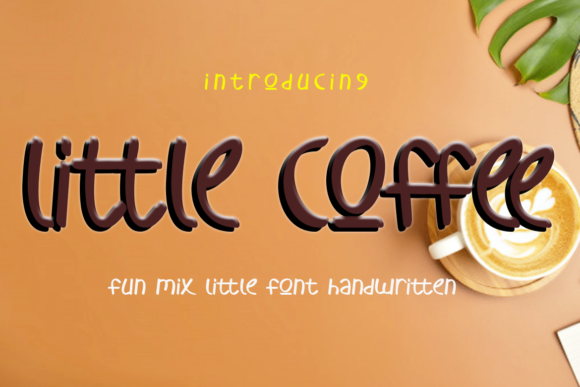 Little Coffee Font Poster 1