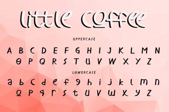 Little Coffee Font Poster 3