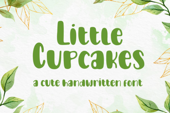 Little Cupcakes Font Poster 1