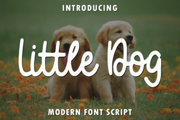 Little Dog Font Poster 1