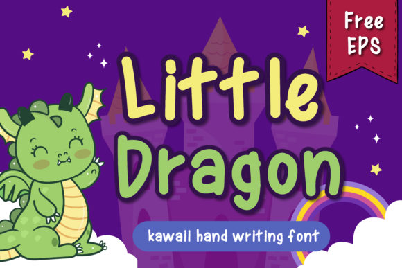 Little Dragon Font Poster 1