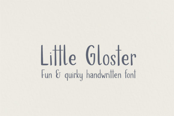 Little Gloster Font