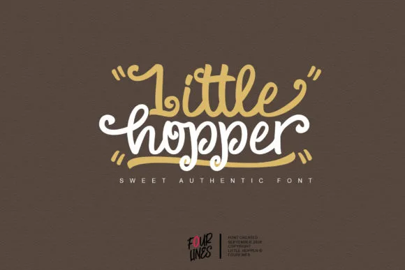 Little Hopper Font Little Hopper Font Poster 1
