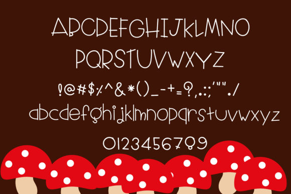 Little Red Riding Hood Font Poster 5
