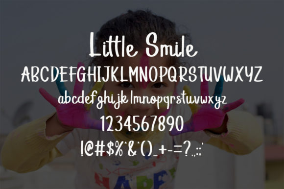 Little Smile Font Poster 5