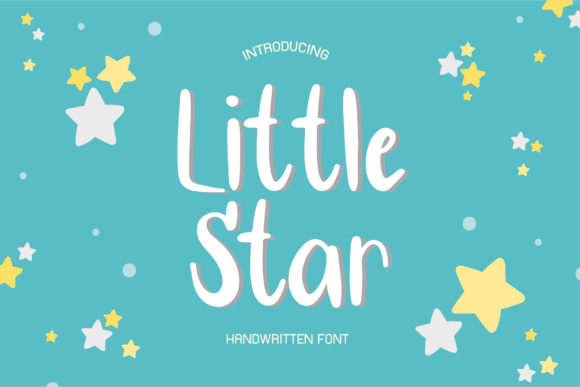 Little Star Font Poster 1