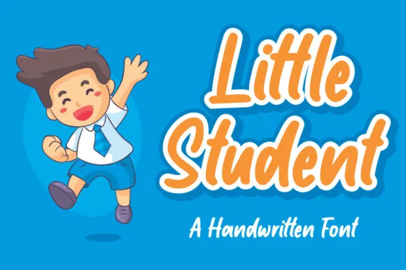 Little Student Font Little Student Font Poster 1