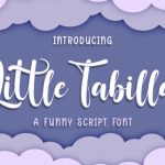 Little Tabilla Font Poster 1