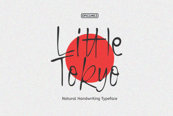 Little Tokyo Font Poster 1