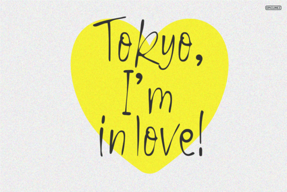 Little Tokyo Font Poster 2