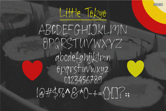 Little Tokyo Font Poster 6