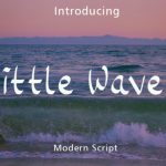 Little Waves Font Poster 1