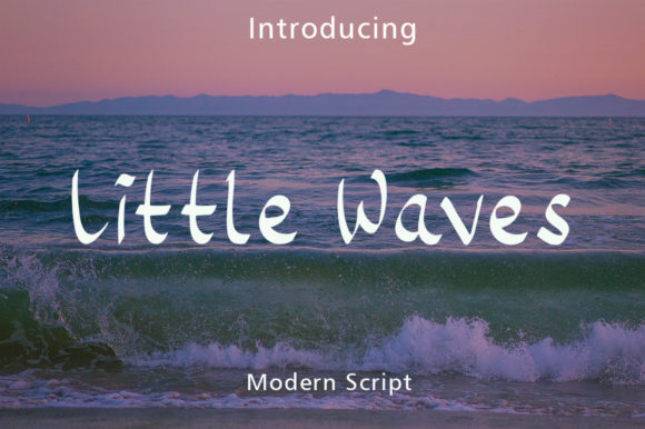 Little Waves Font