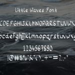 Little Waves Font Poster 5