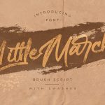 Littlemarch Font Poster 1