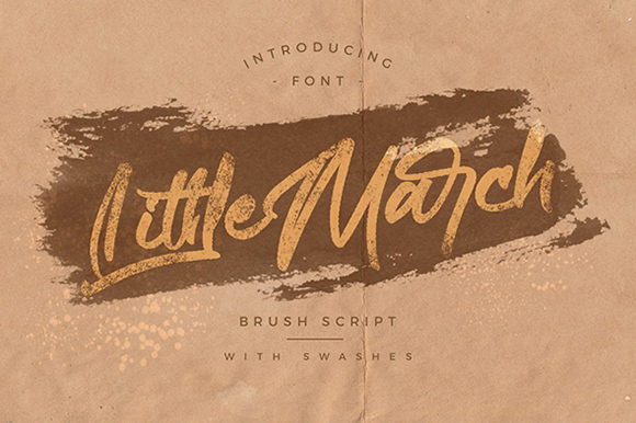 Littlemarch Font Poster 1